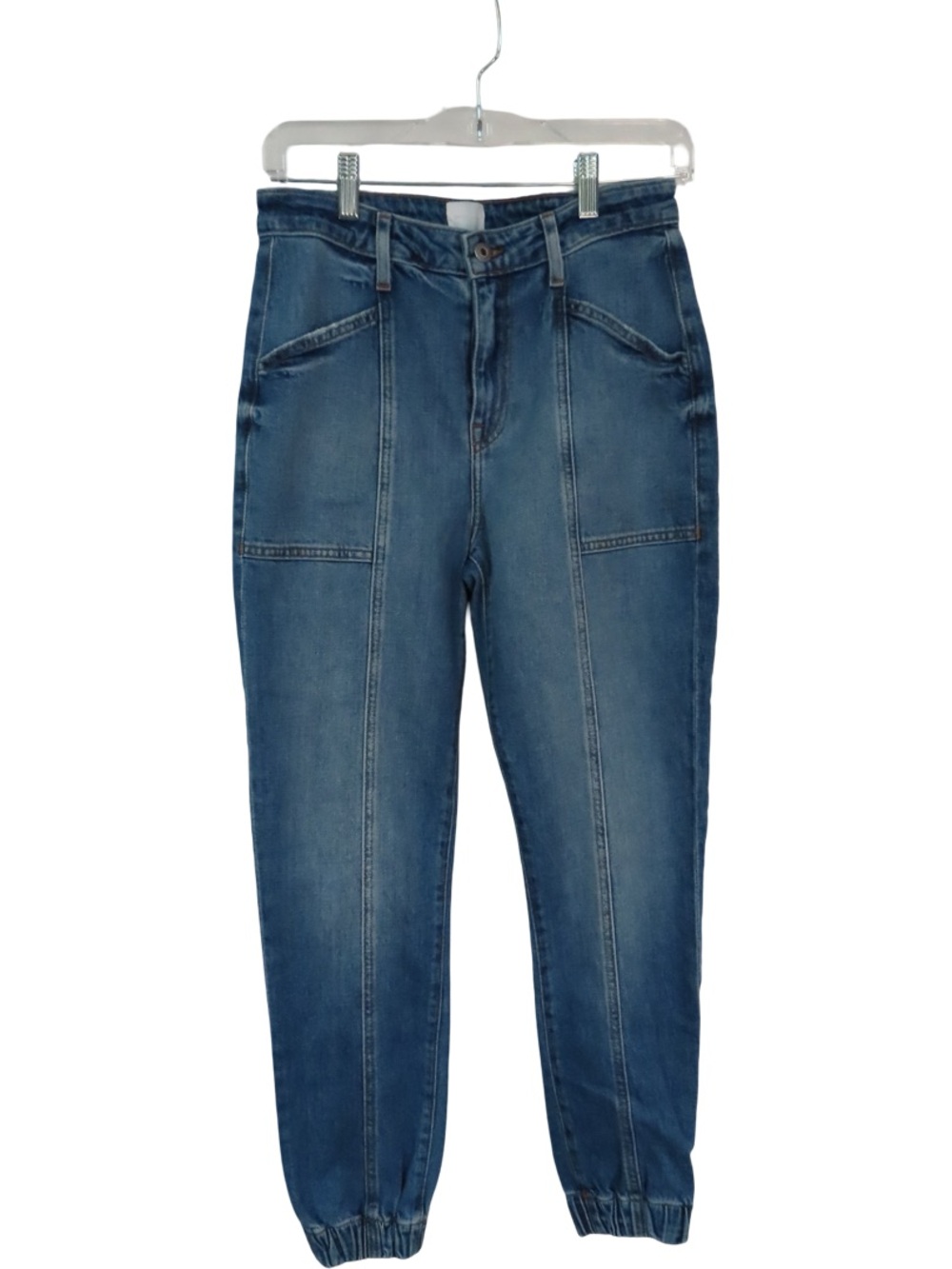 Jonathan Simkhai Standard Denim Joggers Size 26 High Rise Elastic Hem